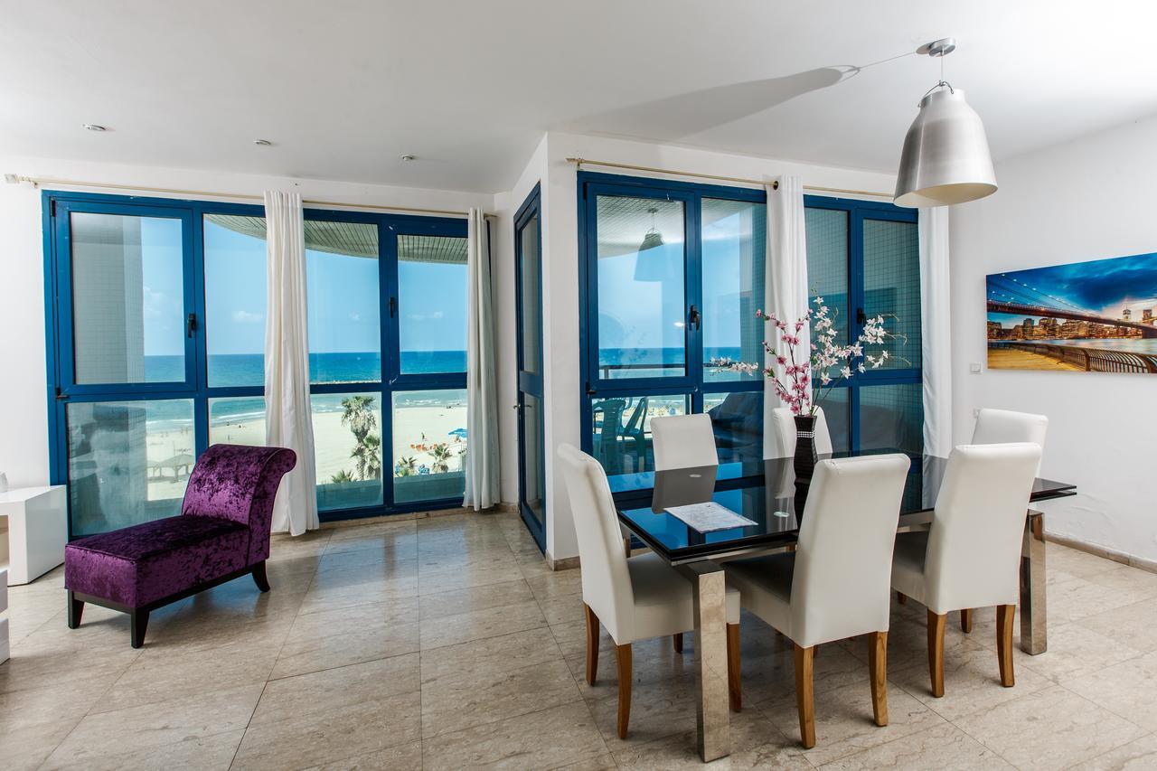 Ocean Front Apartments First Line To The Beach Tel-Aviv Kültér fotó