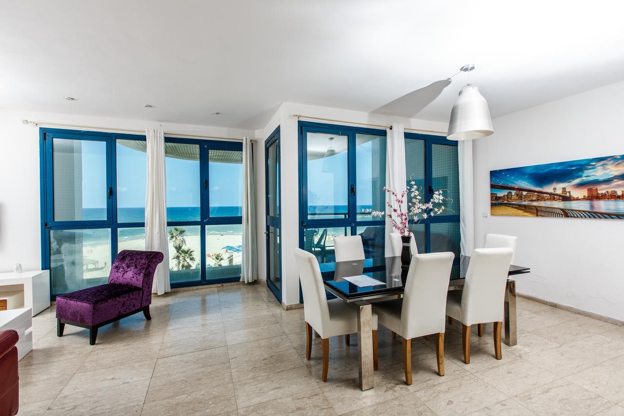 Ocean Front Apartments First Line To The Beach Tel-Aviv Kültér fotó