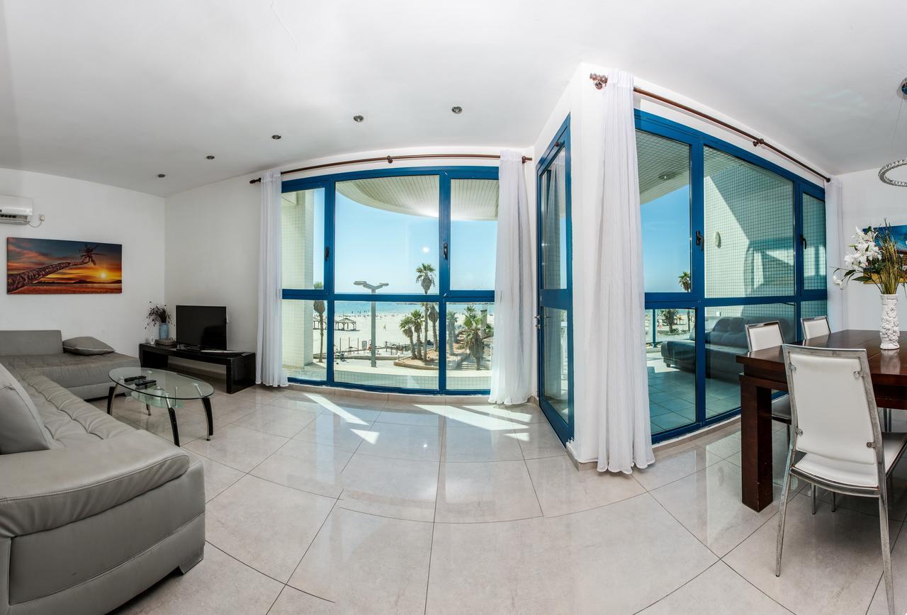 Ocean Front Apartments First Line To The Beach Tel-Aviv Kültér fotó